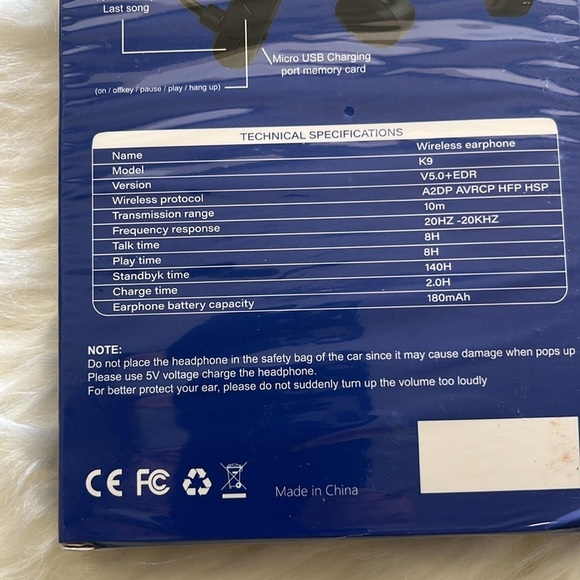 🆕 K9 Sound Conduction Earphone Bluetooth - Picture 3 of 4